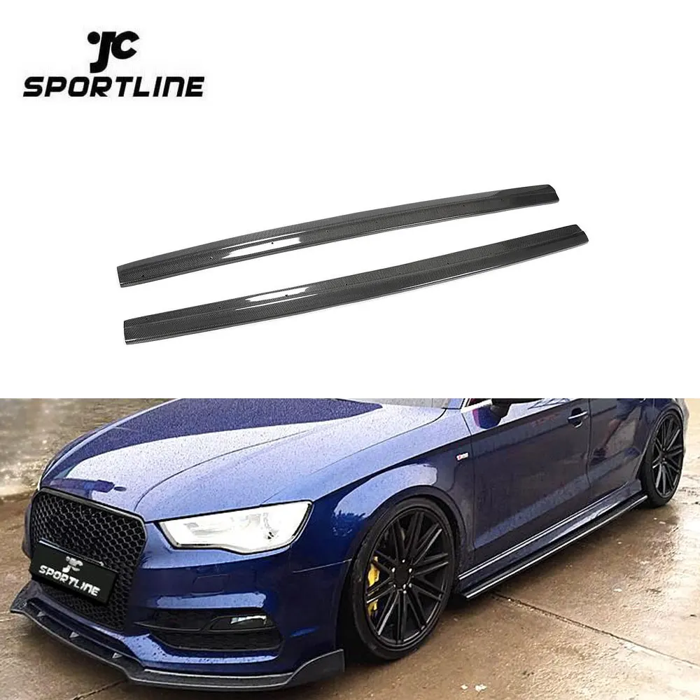 Carbon Fiber S3 Custom Side Skirts for Audi S3 A3 8V SLINE Sedan 4-Door 2013-2019
Carbon Fiber S3 Custom Side Skirts for Audi S3 A3 8V SLINE Sedan 4-Door 2013-2019