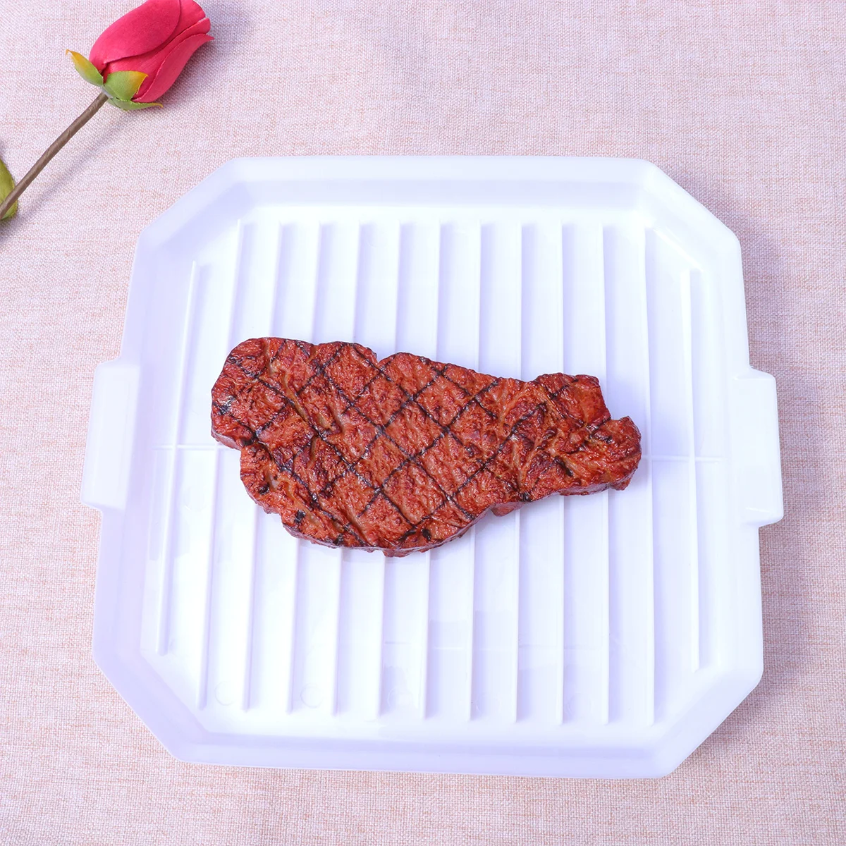 Four Piece Baking Set Microwave Steamer Bacon Grill Micro-wave Oven Potato Rack White
Four Piece Baking Set Microwave Steamer Bacon Grill Micro-wave Oven Potato Rack White