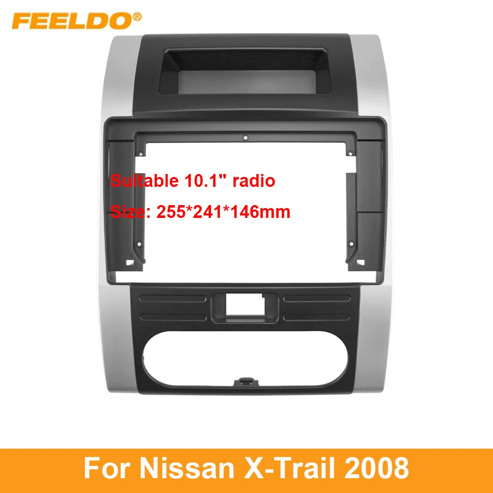 FEELDO Car Stereo Radio Fascia Frame Adapter For Nissan X-Trail 10.2" 2Din DVD GPS Navigation Dash Face Panel Cover Trim Kit
FEELDO Car Stereo Radio Fascia Frame Adapter For Nissan X-Trail 10.2" 2Din DVD GPS Navigation Dash Face Panel Cover Trim Kit