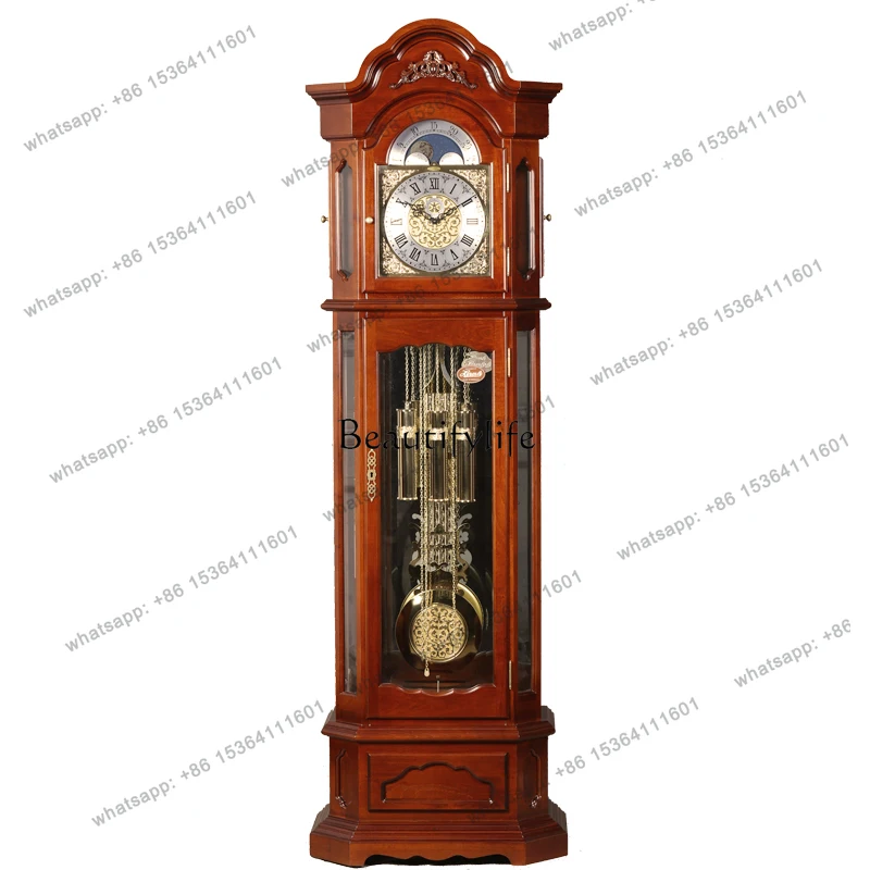 56Напольные часы, китайские механические часы из цельного дерева для гостиной
56Напольные часы, китайские механические часы из цельного дерева для гостиной