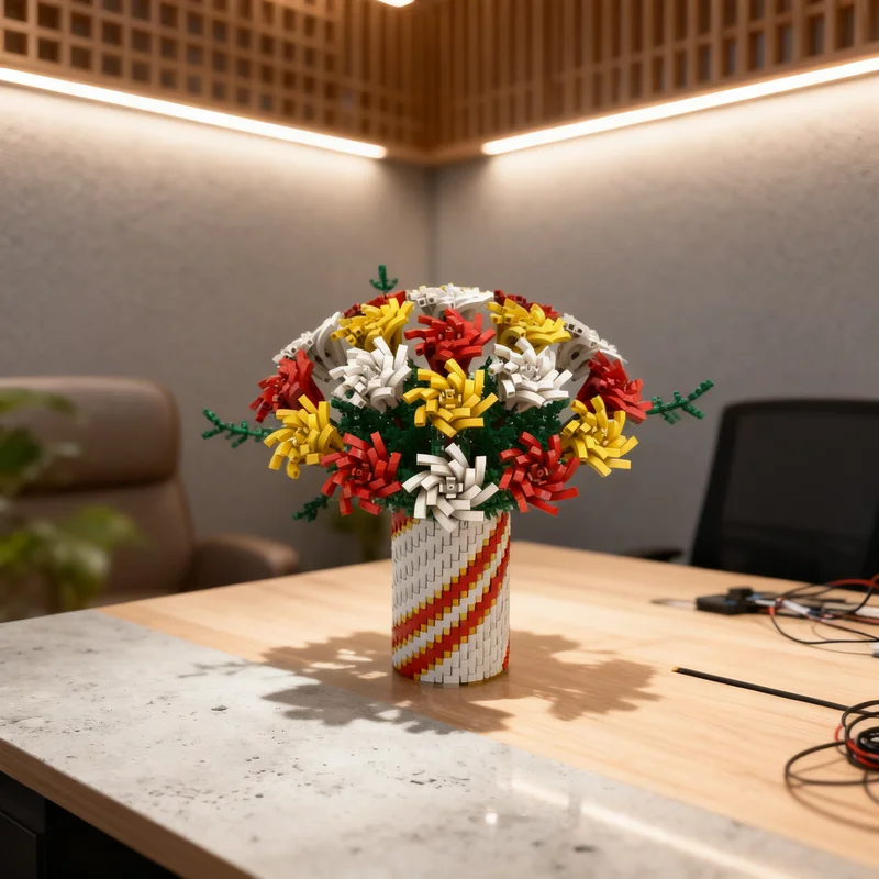 2714pcs MOC Colorful Roses Sculptures Model Building Blocks Construction Christmas Gifts Toy Creative DIY Idea Education Brick
2714pcs MOC Colorful Roses Sculptures Model Building Blocks Construction Christmas Gifts Toy Creative DIY Idea Education Brick