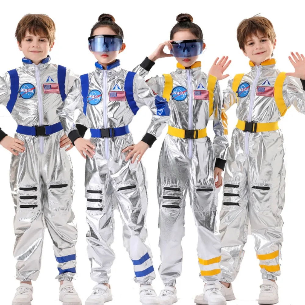Kids Astronaut Costume Silver Astronaut Cosplay Disguise Children Jumpsuit Space Suit Spaceman Outfits Hallowee Cosplay Costume
Kids Astronaut Costume Silver Astronaut Cosplay Disguise Children Jumpsuit Space Suit Spaceman Outfits Hallowee Cosplay Costume