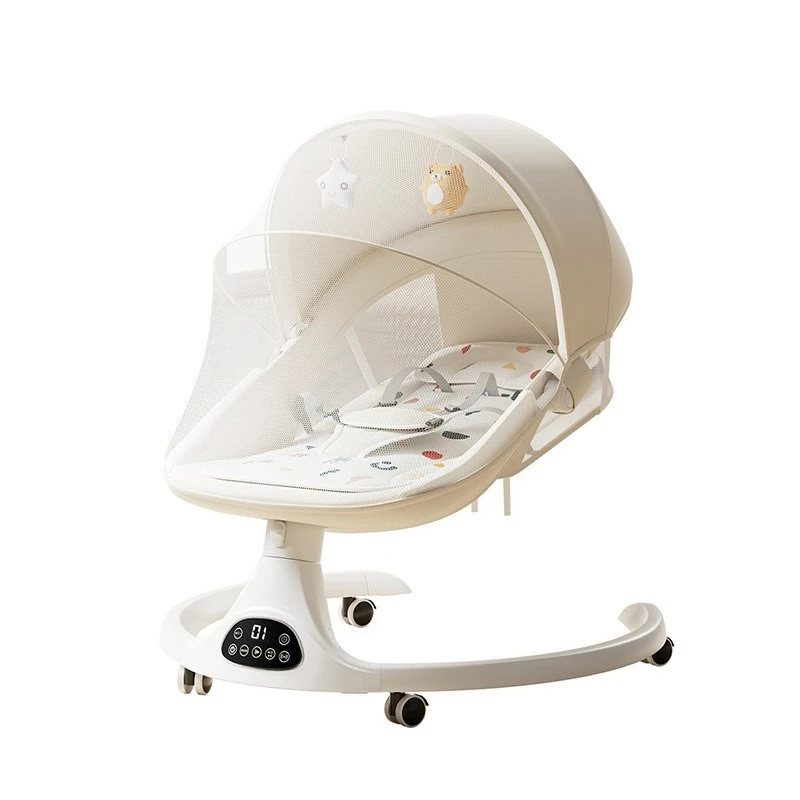 Children's rocking chair baby electric cradle bed sleeping soothing
Children's rocking chair baby electric cradle bed sleeping soothing