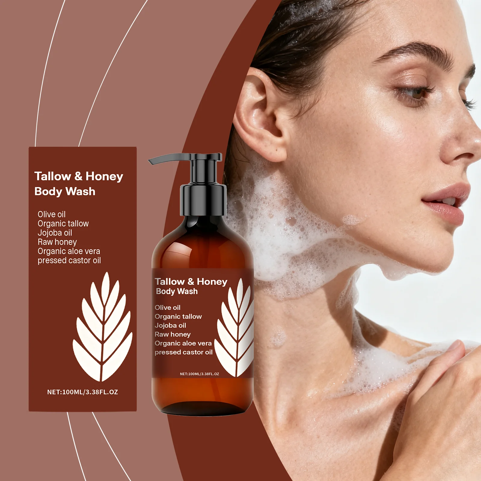 Отшелушивающий гель для душа Tallow, коровья медовая, глубокая очистка, восстановление грязи, барьер для кожи, уменьшение сухости, питательная иржавая пена для мытья тела
Отшелушивающий гель для душа Tallow, коровья медовая, глубокая очистка, восстановление грязи, барьер для кожи, уменьшение сухости, питательная иржавая пена для мытья тела