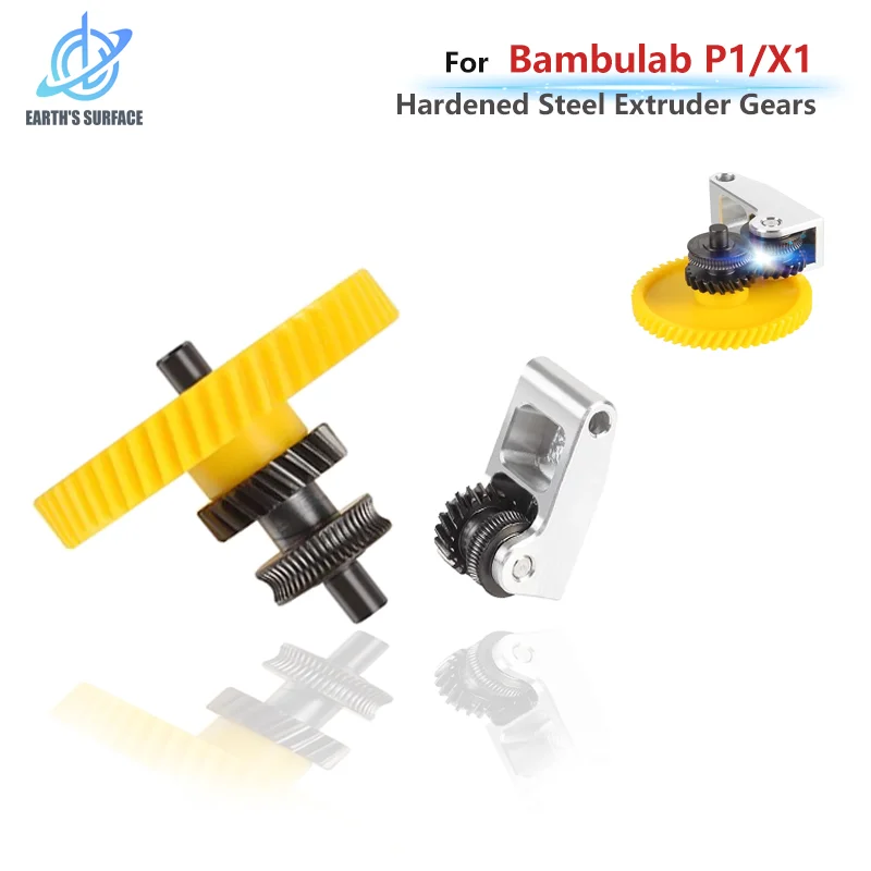 For Bambu Lab P1S P1P X1 Extruder Gears DLCHardened Steel Wear-resisting Gear AssemblyUpgrade Bearing Metal Handle 3D Printing
For Bambu Lab P1S P1P X1 Extruder Gears DLCHardened Steel Wear-resisting Gear AssemblyUpgrade Bearing Metal Handle 3D Printing