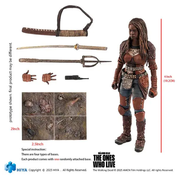 Hiya Emw0313 Action Figure 1/18 Scale 4 Inch Exquisite Mini Michonne The Walking Dead Survivor Collectible For Adult Collection
Hiya Emw0313 Action Figure 1/18 Scale 4 Inch Exquisite Mini Michonne The Walking Dead Survivor Collectible For Adult Collection