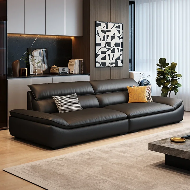 Italian Leather Sofa Simple Modern Office Black Living Room Designer Sofas Unusual Decor Aesthetics Sillon Cama Hotel Furniture
Italian Leather Sofa Simple Modern Office Black Living Room Designer Sofas Unusual Decor Aesthetics Sillon Cama Hotel Furniture