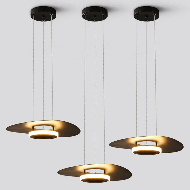 Modern LED Hanging Lamp Dining Room Bedroom Pendant Lights Fixture Home Decor Luminaires Nordic Kitchen Black Indoor Light
Modern LED Hanging Lamp Dining Room Bedroom Pendant Lights Fixture Home Decor Luminaires Nordic Kitchen Black Indoor Light
