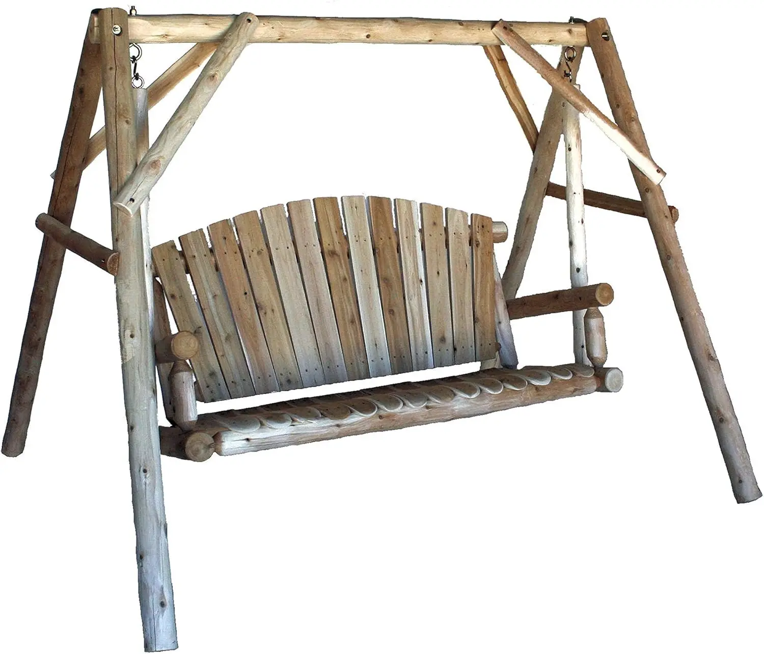 CFU28 Cedar Log Outdoor Yard Swing 5 Feet
CFU28 Cedar Log Outdoor Yard Swing 5 Feet