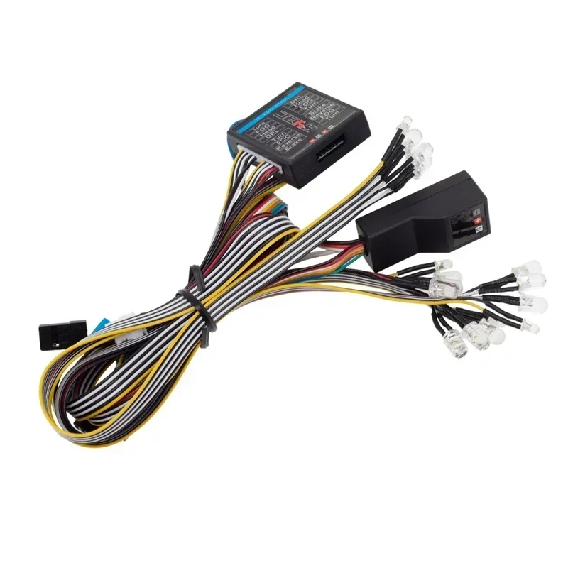 1/8 1/10 RC Car 14 LED Light System Front & Rear Lamp Turn Signals Brake Lights For Tamiya HSP HPI AXIAL RC4WD Tras
1/8 1/10 RC Car 14 LED Light System Front & Rear Lamp Turn Signals Brake Lights For Tamiya HSP HPI AXIAL RC4WD Tras
