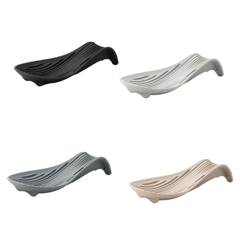 Elegant Striped Silicone Spoon Storage Shelf Flexible Spoon Rest Stand Holders
Elegant Striped Silicone Spoon Storage Shelf Flexible Spoon Rest Stand Holders