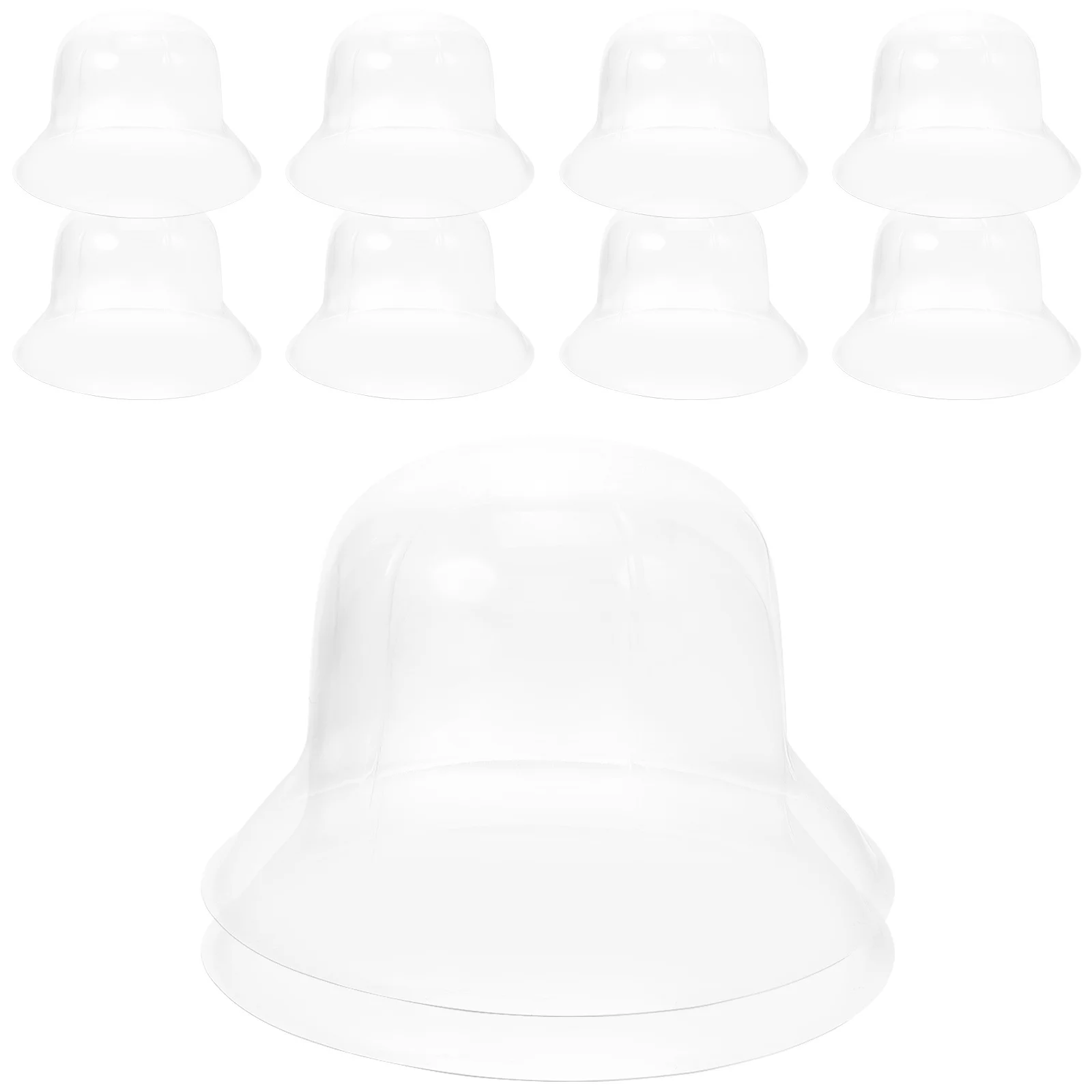 10Pcs PVC Bucket Cap Holders Hat Shapers Plastic Inner Support Stand Hat Display Holders Fishermen Cap Insert Rack