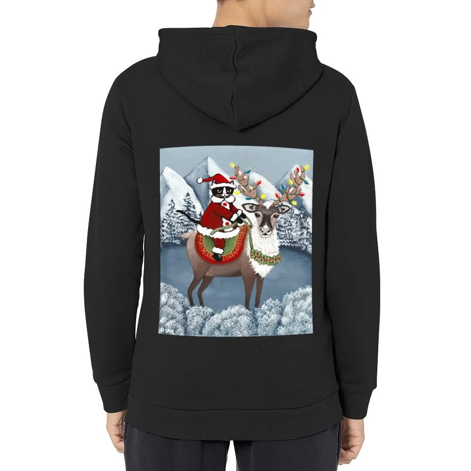 Santa Cat and His Reindeer Hoodie men's sweat-shirt hooded shirt graphic t shirts men men clothing japanese hoodie
Santa Cat and His Reindeer Hoodie men's sweat-shirt hooded shirt graphic t shirts men men clothing japanese hoodie