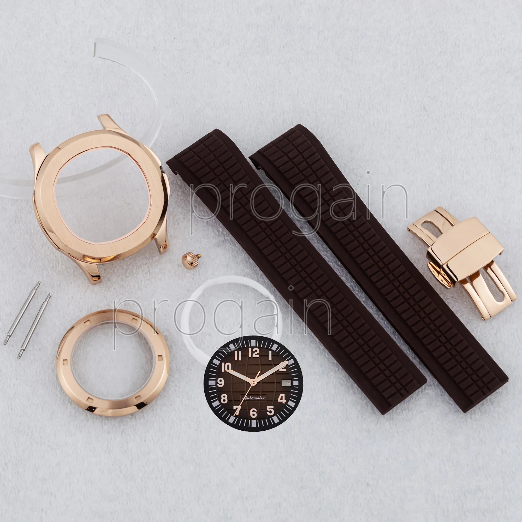 42mm NH35 Case Strap Dial Hands Stainless Steel 5ATM Waterproof Watchcase Rubber Strap for AQUANAUT Nautilus NH35 Movement
42mm NH35 Case Strap Dial Hands Stainless Steel 5ATM Waterproof Watchcase Rubber Strap for AQUANAUT Nautilus NH35 Movement