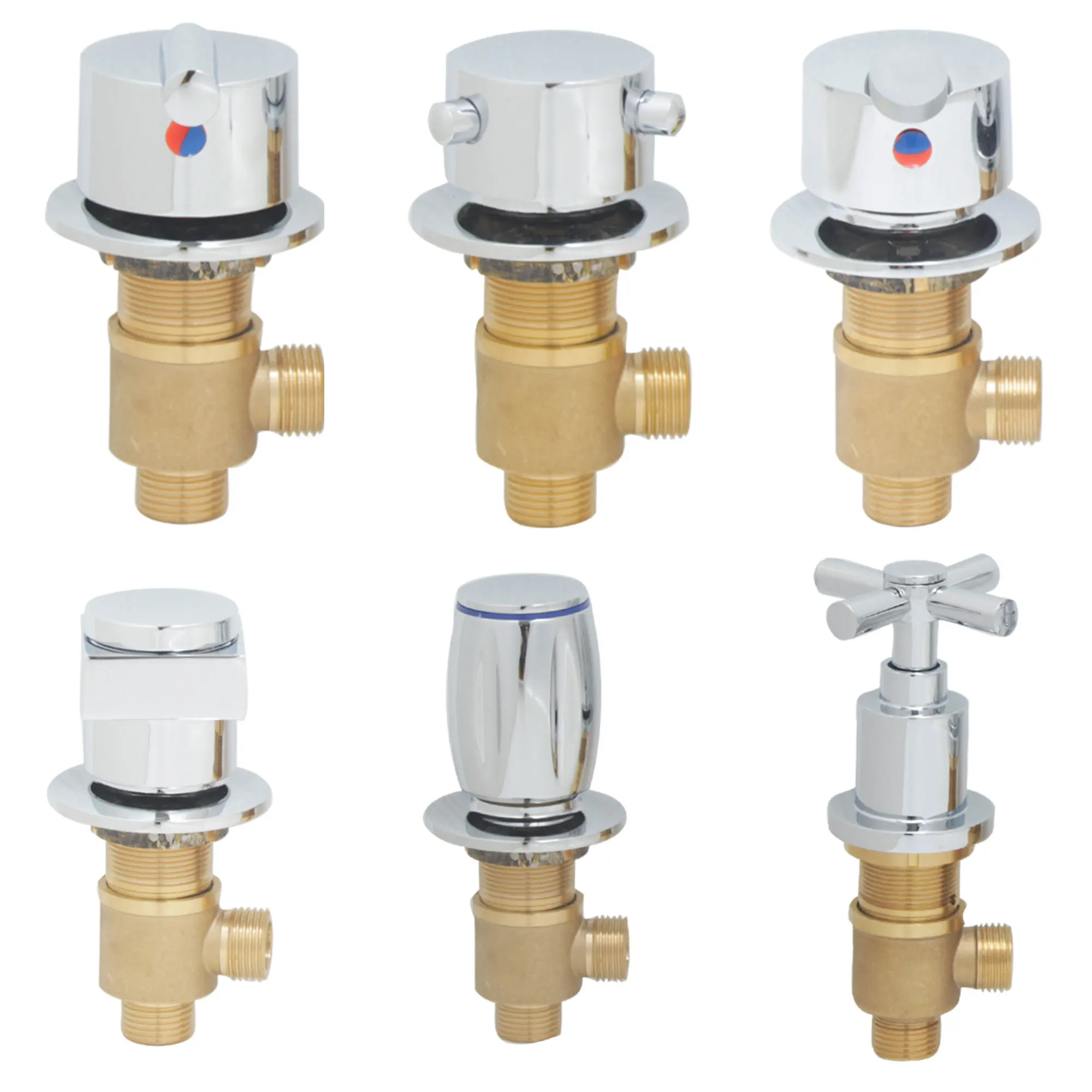 Bathtub Faucet Set Triple Handle Brass Switch Control Valve Cold and Hot Water Tap Faucet Shower Cabin Mixer Faucet Bathroom
Bathtub Faucet Set Triple Handle Brass Switch Control Valve Cold and Hot Water Tap Faucet Shower Cabin Mixer Faucet Bathroom