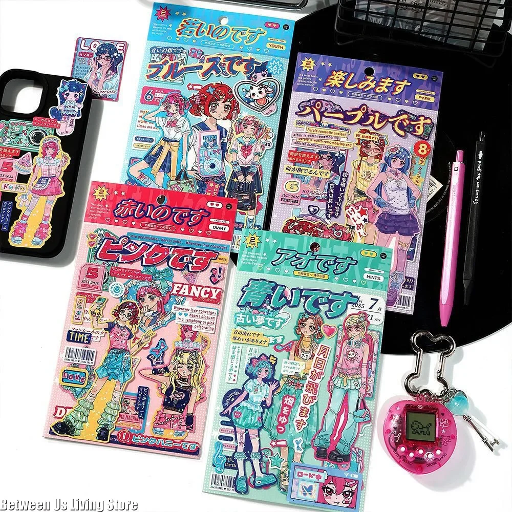 Винтажные аниме Spice Girls, сверкающие наклейки для скрапбукинга, материал, наклейки, принадлежности для рукоделия, мусорный журнал
Винтажные аниме Spice Girls, сверкающие наклейки для скрапбукинга, материал, наклейки, принадлежности для рукоделия, мусорный журнал