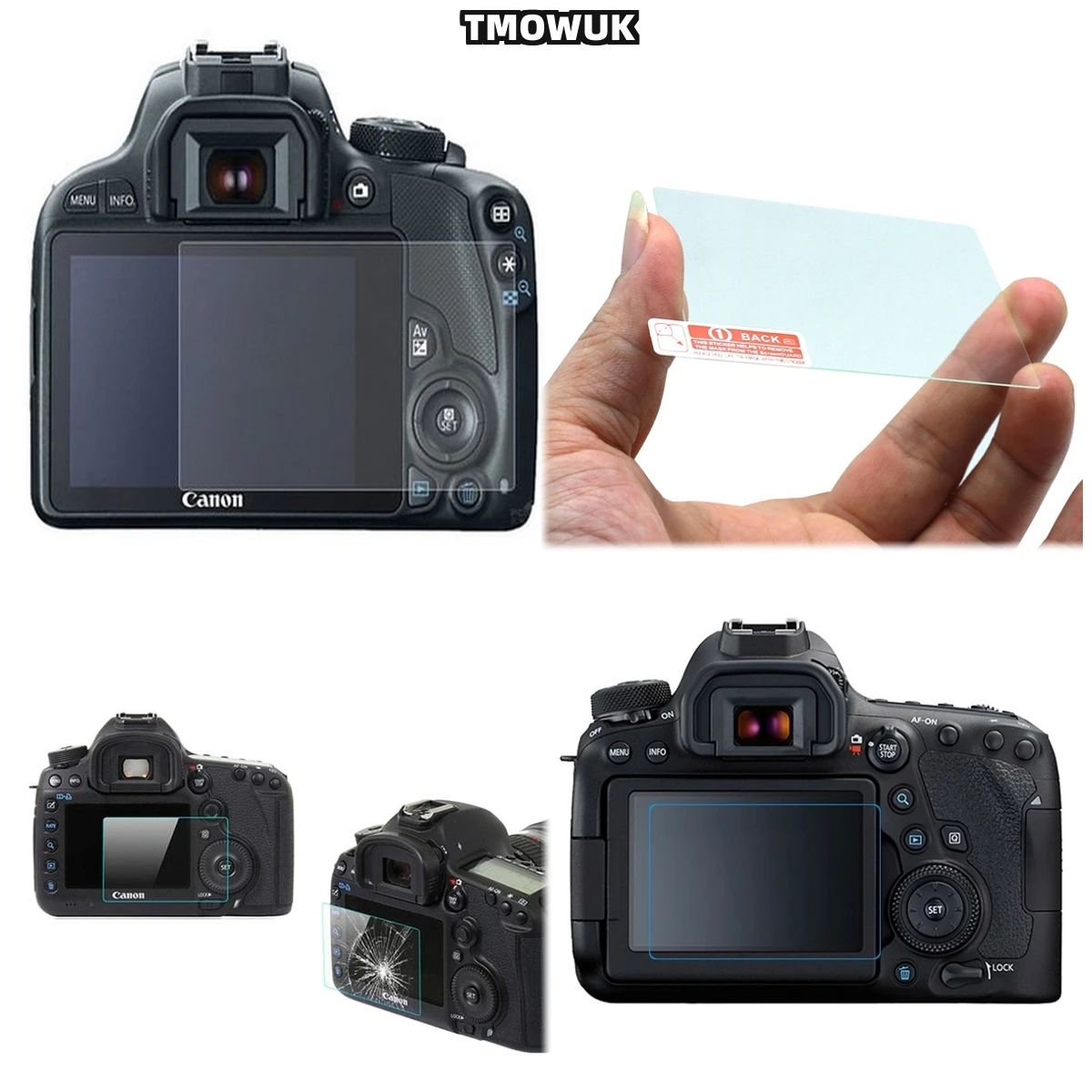 For Canon 6D 9H Hard Tempered Glass Screen Protector Anti-Scratch HD Clear LCD Film
For Canon 6D 9H Hard Tempered Glass Screen Protector Anti-Scratch HD Clear LCD Film