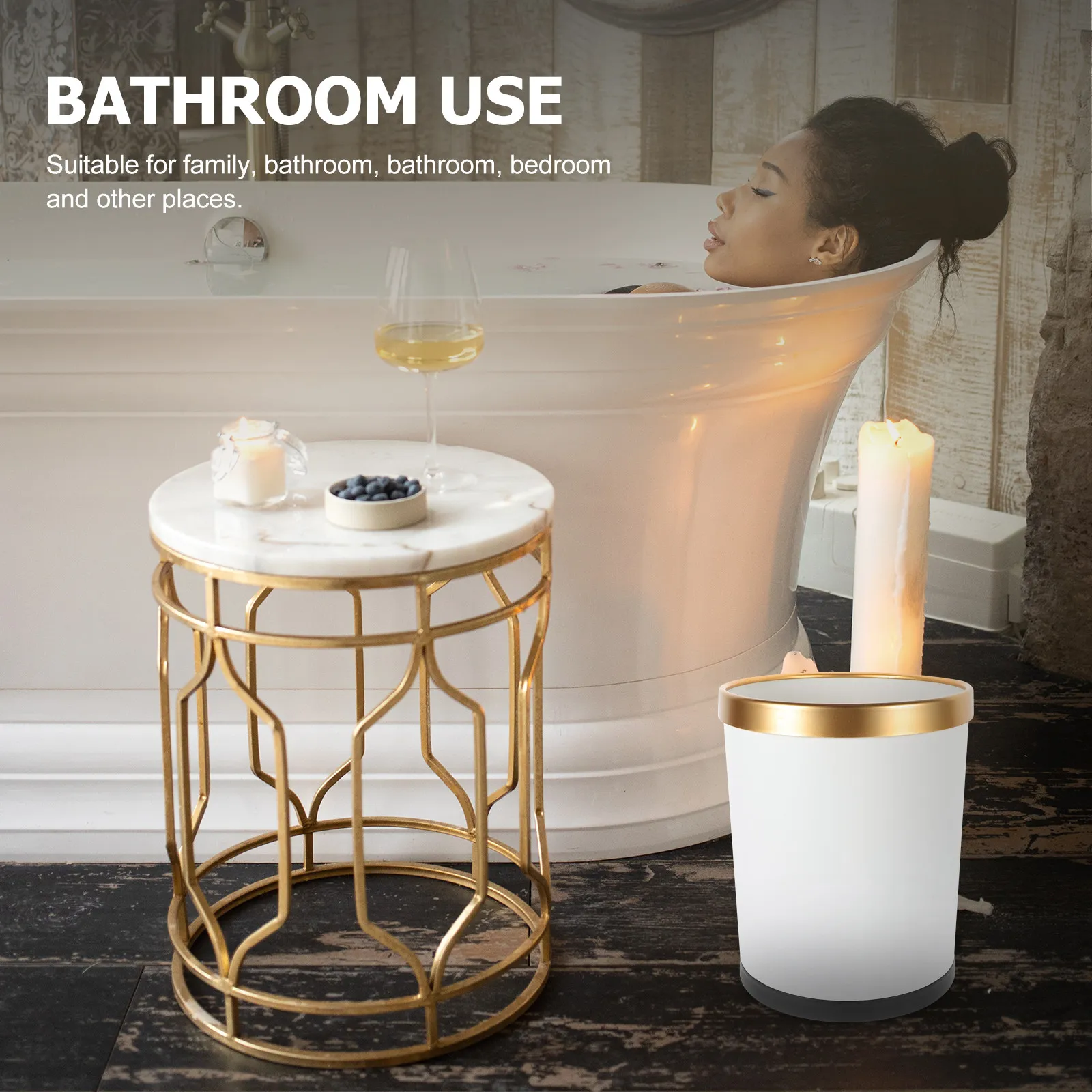 9L Large Capacity North European Style Trash Can No Lid Round Plastic Garbage Bin for Living Room Office Bedroom Bathroom Home
9L Large Capacity North European Style Trash Can No Lid Round Plastic Garbage Bin for Living Room Office Bedroom Bathroom Home