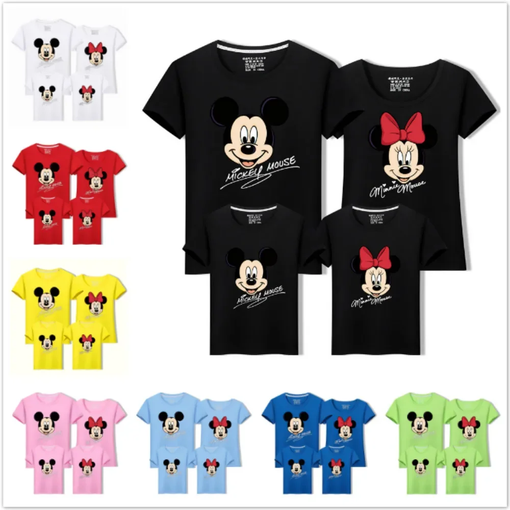 Summer Family Matching Outfit Mickey Minnie Mouse Mommy Daddy Kid Son Daughter Baby T-Shirt Family Look Clothes Children Top Tee
Summer Family Matching Outfit Mickey Minnie Mouse Mommy Daddy Kid Son Daughter Baby T-Shirt Family Look Clothes Children Top Tee