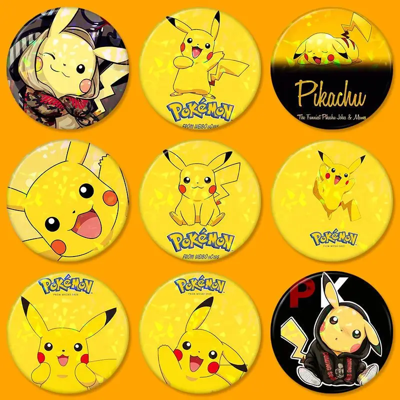 2025 New Pikachu Pokémon Badge Laser 58mm School Bag Decorative Pendant Student Metal Gift
2025 New Pikachu Pokémon Badge Laser 58mm School Bag Decorative Pendant Student Metal Gift