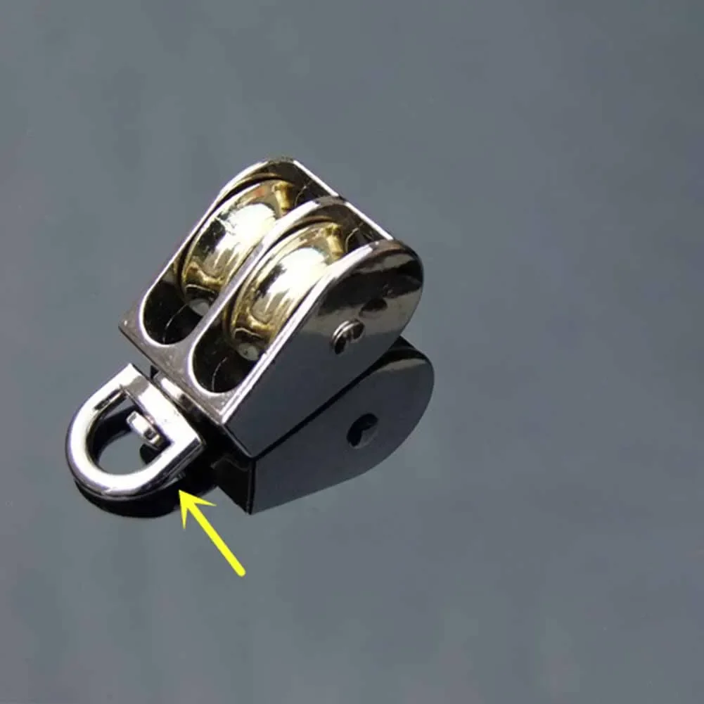Sheaves Lifting Pulleys Double Fixed Pulley Model 36mm/52mm/75mm Convenient Lifting Metal Non-rust Small Zinc Alloy
Sheaves Lifting Pulleys Double Fixed Pulley Model 36mm/52mm/75mm Convenient Lifting Metal Non-rust Small Zinc Alloy