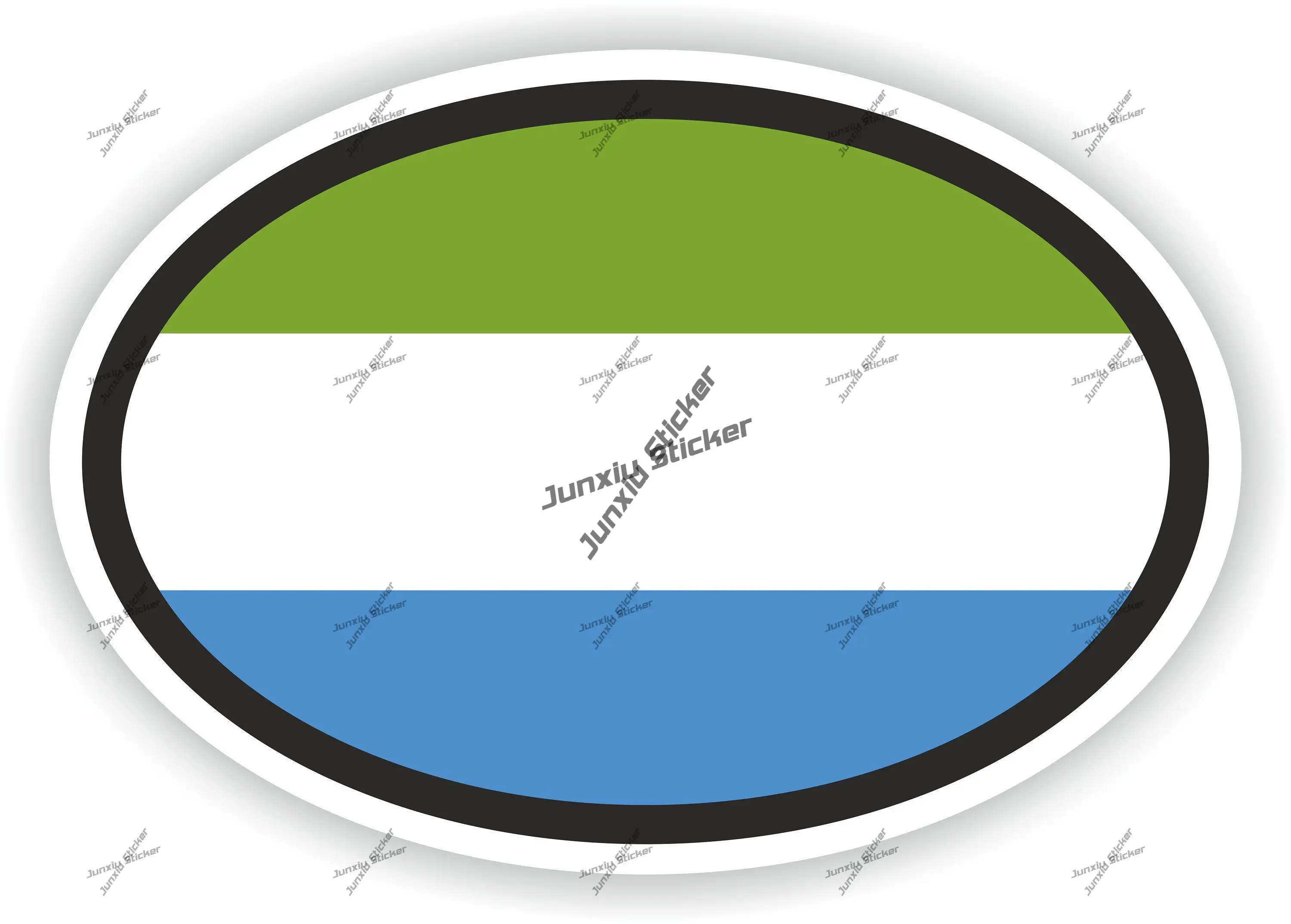 SIERRA LEONE Oval Sticker with Flag for Car Bumper Motorcycle Helmet UV Protected Decals Cover Scratches Decoration Accessories
SIERRA LEONE Oval Sticker with Flag for Car Bumper Motorcycle Helmet UV Protected Decals Cover Scratches Decoration Accessories