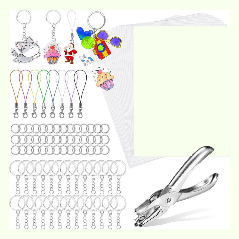 A21Q-229 Набор термоусадочных пластиковых листов, набор ключей из термоусадочной бумаги с 20 листами термоусадочной бумаги, дыроколом и брелком
A21Q-229 Набор термоусадочных пластиковых листов, набор ключей из термоусадочной бумаги с 20 листами термоусадочной бумаги, дыроколом и брелком