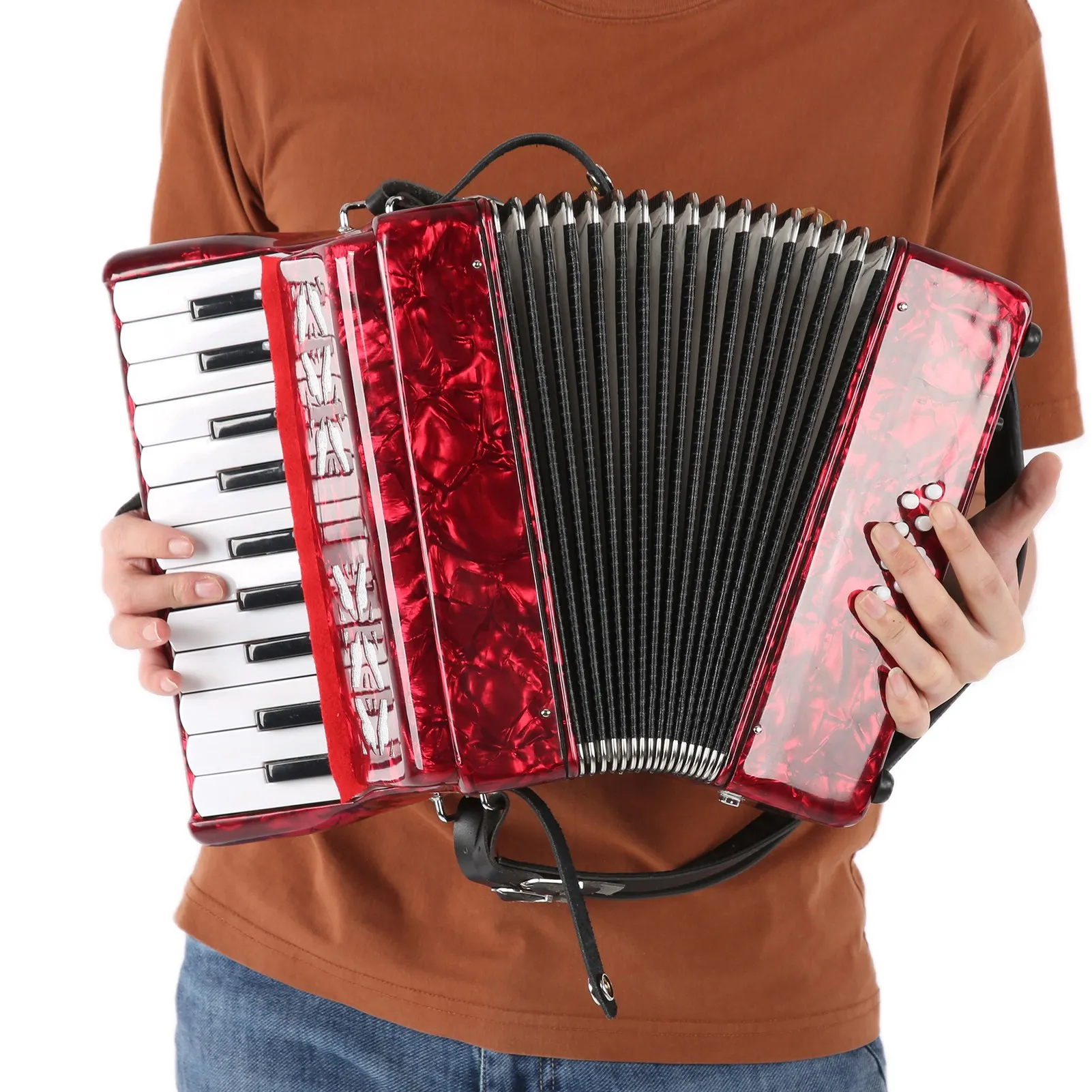 Modern Beginner Accordion IRIN Accordion Piano 8 Bass 22 Key Playing Musical Instruments for Children Beginner
Modern Beginner Accordion IRIN Accordion Piano 8 Bass 22 Key Playing Musical Instruments for Children Beginner