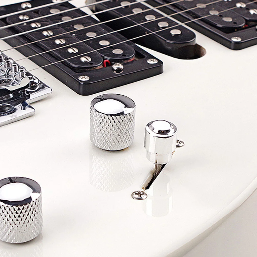 3Pcs Push on Toggle Switch Caps Compact Size Way Lever Electric Guitar Knob Accessories Guitar Tip Toggle Tip Knob
3Pcs Push on Toggle Switch Caps Compact Size Way Lever Electric Guitar Knob Accessories Guitar Tip Toggle Tip Knob