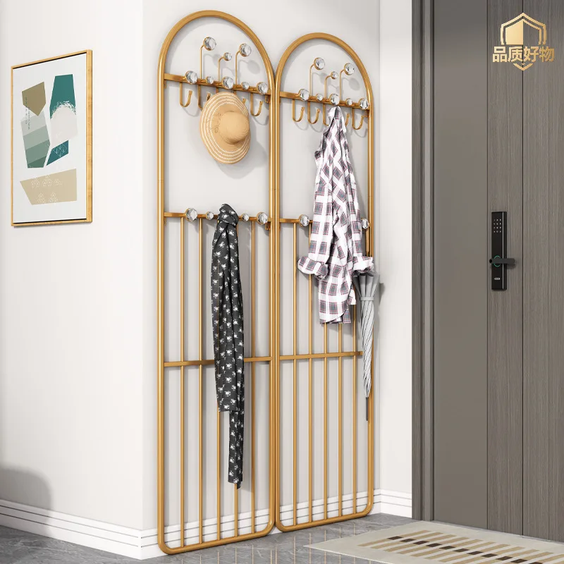Punch-free door rear hanger bedroom wall coat rack entrance door hanging board wall wall hanger clothes rack
Punch-free door rear hanger bedroom wall coat rack entrance door hanging board wall wall hanger clothes rack