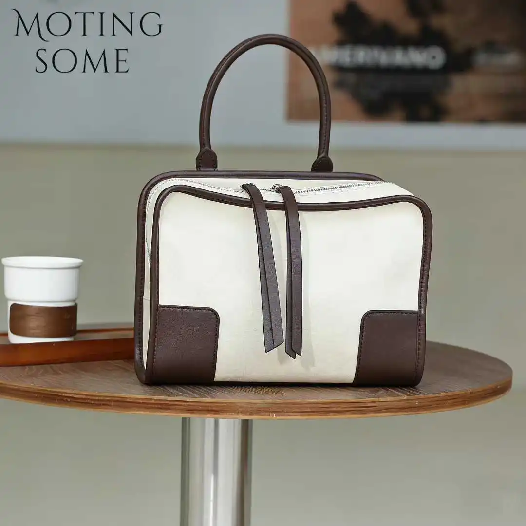 MOTINGSOME Top Quality Vegetable Tanned Cowhide Bags Woamn Contrasting Color Bowling Bag Retro Shoulder Pillow Tote 2026 New In
MOTINGSOME Top Quality Vegetable Tanned Cowhide Bags Woamn Contrasting Color Bowling Bag Retro Shoulder Pillow Tote 2026 New In