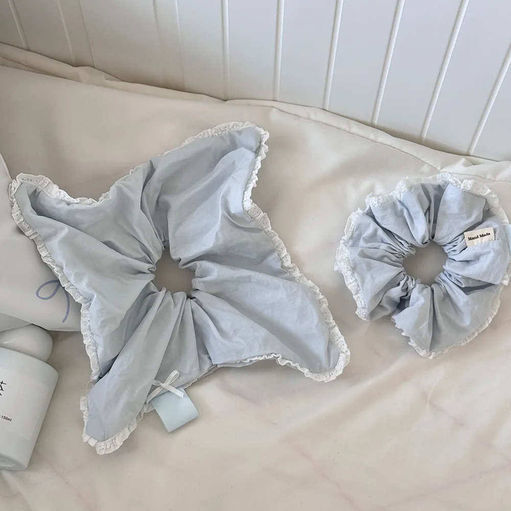 Женские милые резинки для волос из чистого кружева, светло-голубые, в стиле «скранчи», большие, в виде объемной резинки-скранчи, аксессуар для волос в нежном стиле
Женские милые резинки для волос из чистого кружева, светло-голубые, в стиле «скранчи», большие, в виде объемной резинки-скранчи, аксессуар для волос в нежном стиле