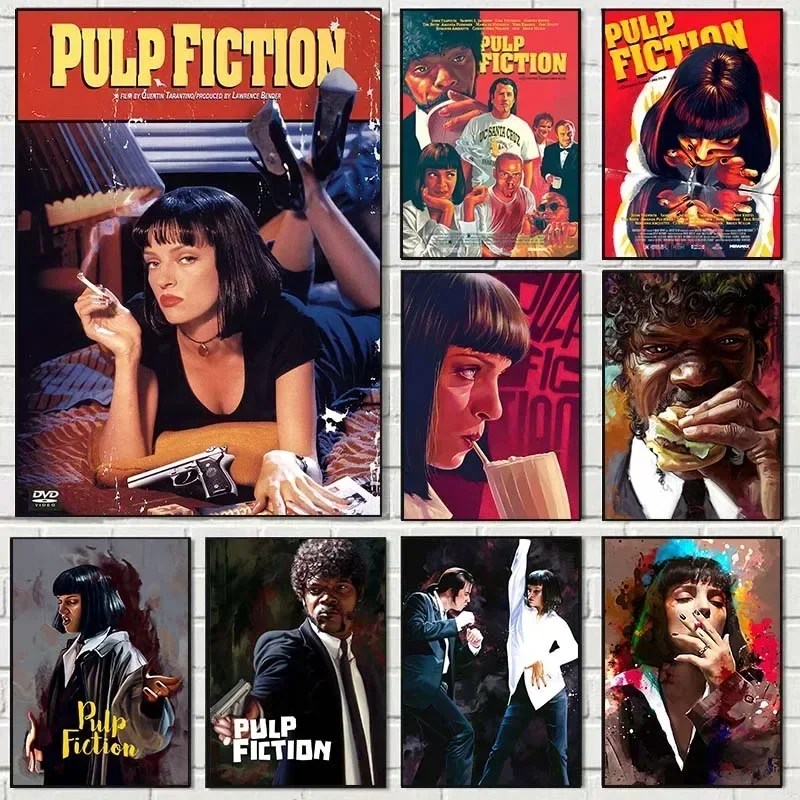 Modern Painting Posters and Prints Movies Pulp Fiction Canvas Painting Wall Art Pictures for Home Living Room Decor Cuadros
Modern Painting Posters and Prints Movies Pulp Fiction Canvas Painting Wall Art Pictures for Home Living Room Decor Cuadros