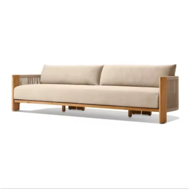 Комплект садовой мебели для улицы, современный диван и стулья из массива дерева для патио, двора отеля или курорта
Комплект садовой мебели для улицы, современный диван и стулья из массива дерева для патио, двора отеля или курорта