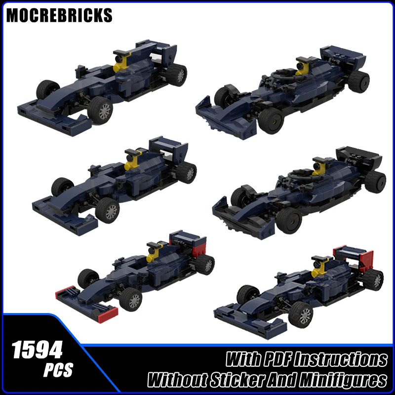 MOC City Racing Vehicles F1 Red Bull Гоночный автомобиль Модель сборки Строительный блок DIY Старший кирпичный пазл Мальчик Коллекция игрушек Подарки
MOC City Racing Vehicles F1 Red Bull Гоночный автомобиль Модель сборки Строительный блок DIY Старший кирпичный пазл Мальчик Коллекция игрушек Подарки