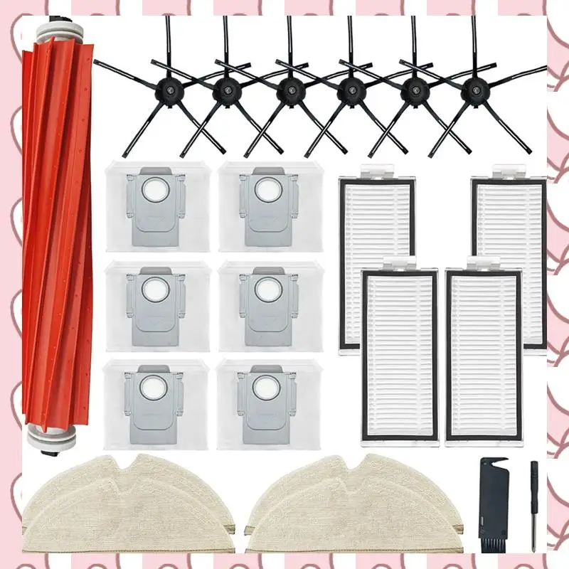 HHTL для робота-пылесоса Roborock Q7/Q7+/Q7 Max+/Q7 Max Plus, основная боковая щетка, фильтр Hepa, швабра, тканевые мешки для пыли, запасные части
HHTL для робота-пылесоса Roborock Q7/Q7+/Q7 Max+/Q7 Max Plus, основная боковая щетка, фильтр Hepa, швабра, тканевые мешки для пыли, запасные части