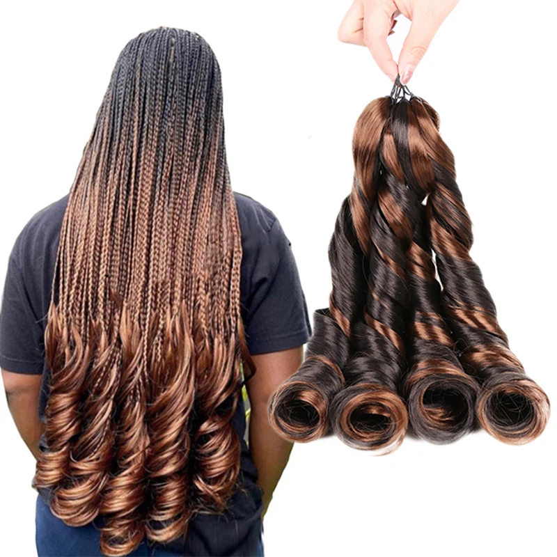 Snowdrop 24Inch French Curl Braiding Hair Extension Synthetic Bouncy Braiding Hair Pre Stretched Spiral Curl for Black Women
Snowdrop 24Inch French Curl Braiding Hair Extension Synthetic Bouncy Braiding Hair Pre Stretched Spiral Curl for Black Women