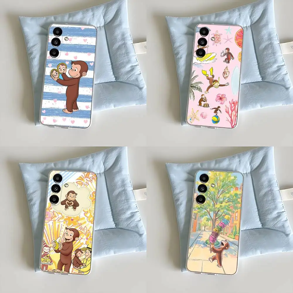 Mokey C-Curious G-George Phone Case For Samsung S24,30,21,22,23,20 FE,lite,PIus,Ultra,5G,Note,9,10 Transparent Cover
Mokey C-Curious G-George Phone Case For Samsung S24,30,21,22,23,20 FE,lite,PIus,Ultra,5G,Note,9,10 Transparent Cover