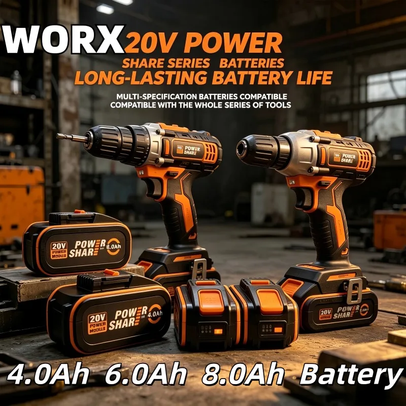 Original Factory Fit for Worx 4.0Ah 6.0Ah 8.0Ah 20V 18650 Battery High Rate Discharge WA3520 WA3525 WA3575 WA3578
Original Factory Fit for Worx 4.0Ah 6.0Ah 8.0Ah 20V 18650 Battery High Rate Discharge WA3520 WA3525 WA3575 WA3578