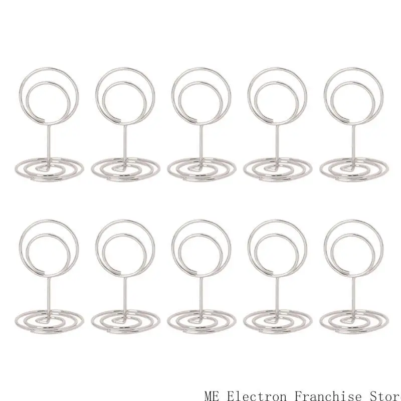 10Pcs Table Number Holders Iron Wire Place Card Holders Name Card Stand Picture Memos Clip for Photo Signs Wedding
10Pcs Table Number Holders Iron Wire Place Card Holders Name Card Stand Picture Memos Clip for Photo Signs Wedding