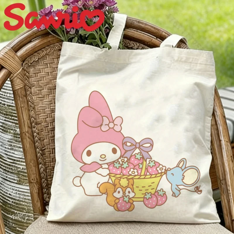 1 шт. Холщовая сумка-тоут My Melody Strawberry Basket, экологичная многоразовая сумка через плечо
1 шт. Холщовая сумка-тоут My Melody Strawberry Basket, экологичная многоразовая сумка через плечо