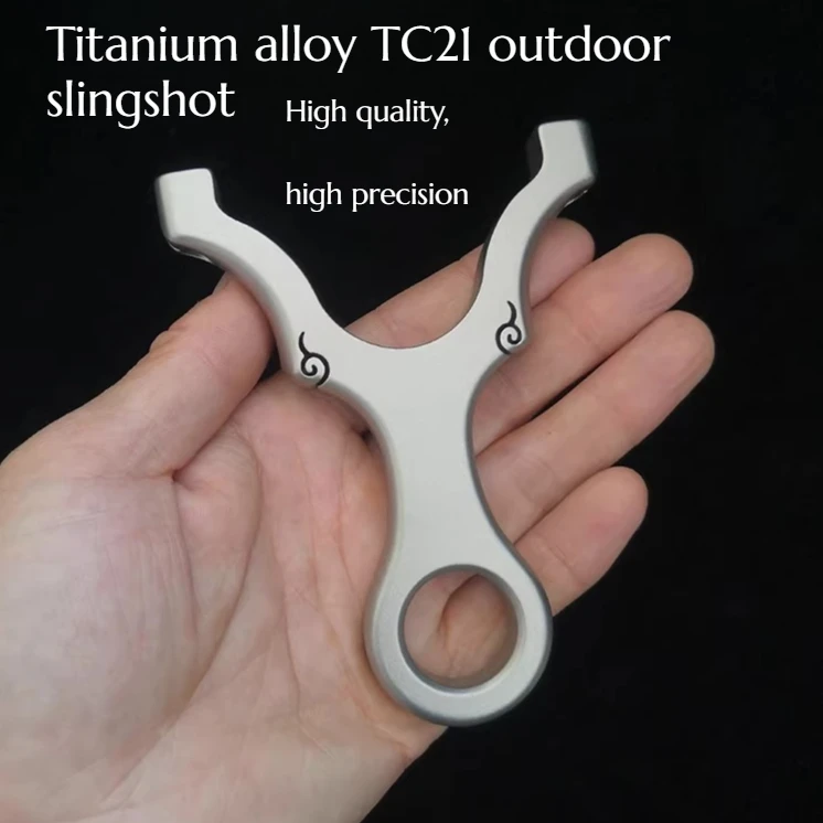 Titanium Alloy TC21 Sparrow Antisubmarine Missile Launcher Round Leather Flat Leather Quad Ball Outdoor Competition Hunting Tool
Titanium Alloy TC21 Sparrow Antisubmarine Missile Launcher Round Leather Flat Leather Quad Ball Outdoor Competition Hunting Tool