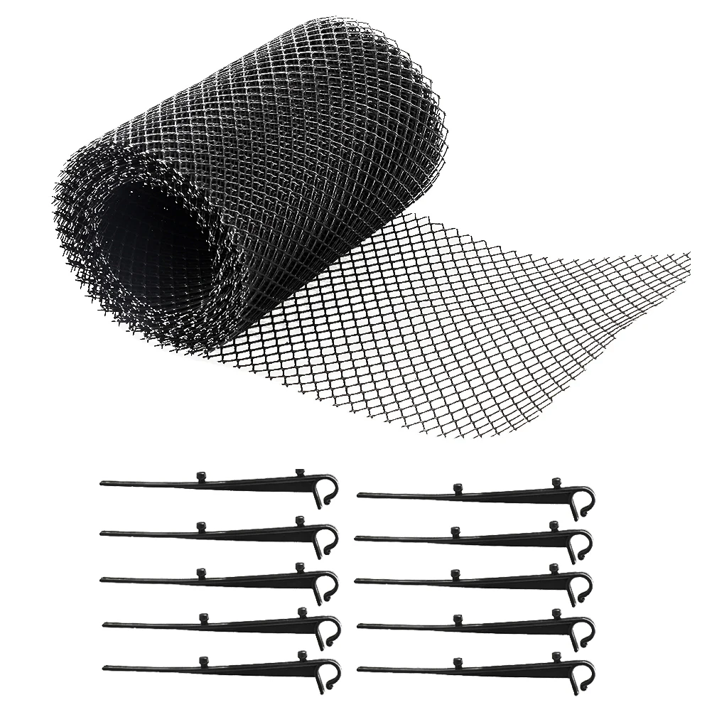 1 set 1 Set Gutter Guard Heat Resistant Durable Easy Install Protective Mesh Protecting Netting For Garden Courtyard Drainage 
1 set 1 Set Gutter Guard Heat Resistant Durable Easy Install Protective Mesh Protecting Netting For Garden Courtyard Drainage