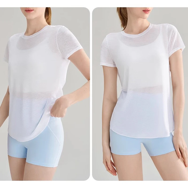 Women's Quick Drying Hollow out Back Sports T-Shirt Yoga Suit Top Short Sleeve Fitness Cover up
Women's Quick Drying Hollow out Back Sports T-Shirt Yoga Suit Top Short Sleeve Fitness Cover up
