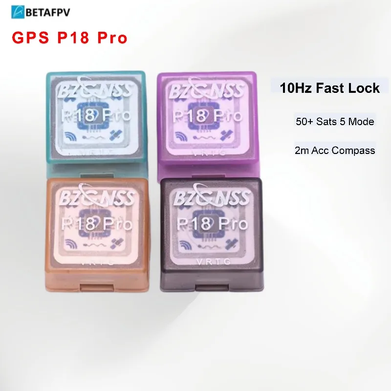 BZGNSS P18 Pro GPS Module 5 Mode GNSS 10Hz 50+ Satellites 2m Accuracy for FPV Drone Betaflight INAV Return Home Built-in Compass
BZGNSS P18 Pro GPS Module 5 Mode GNSS 10Hz 50+ Satellites 2m Accuracy for FPV Drone Betaflight INAV Return Home Built-in Compass