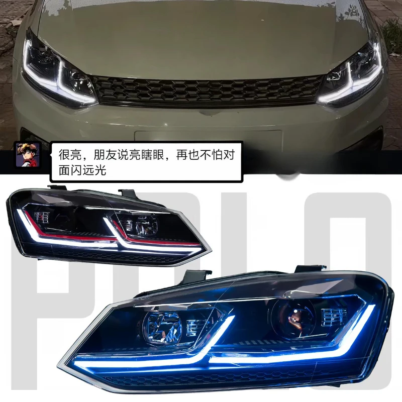 Suitable for 11-18 years Polo modified headlight assembly LED headlight double L lens DRL steering signal light
Suitable for 11-18 years Polo modified headlight assembly LED headlight double L lens DRL steering signal light