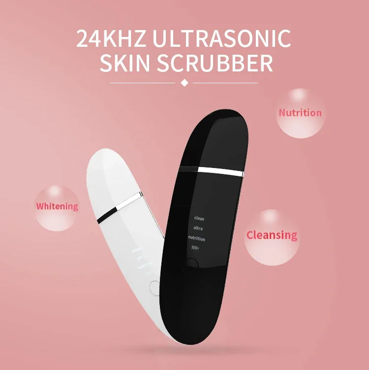 28KHz Ultrasonic Skin Scrubber Professional Mini Portable Wireless Ion Face Peeling Beauty Machine Personal Skin Care Device
28KHz Ultrasonic Skin Scrubber Professional Mini Portable Wireless Ion Face Peeling Beauty Machine Personal Skin Care Device