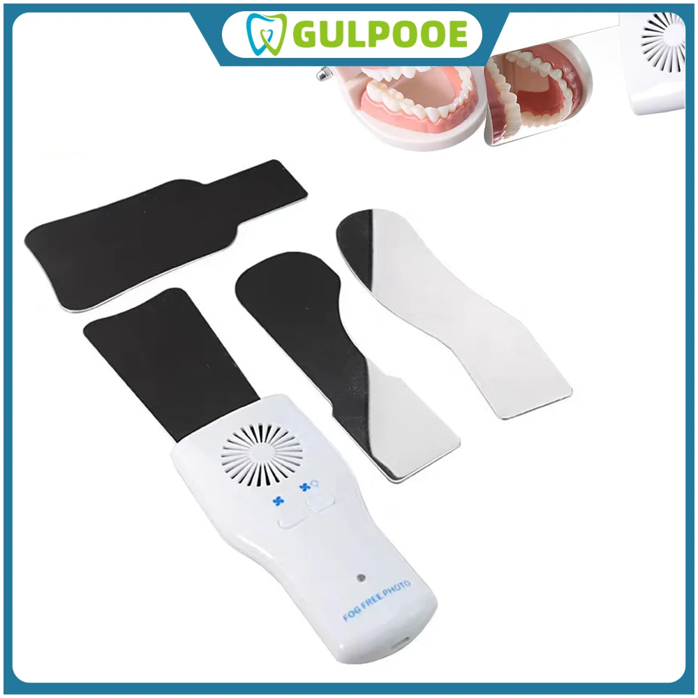 GULPOOE Dental Oral Photography Anti Fog Mirrors Stainless Steel Kit Double Side Occlusal Orthodontic Reflector Dental Tool
GULPOOE Dental Oral Photography Anti Fog Mirrors Stainless Steel Kit Double Side Occlusal Orthodontic Reflector Dental Tool