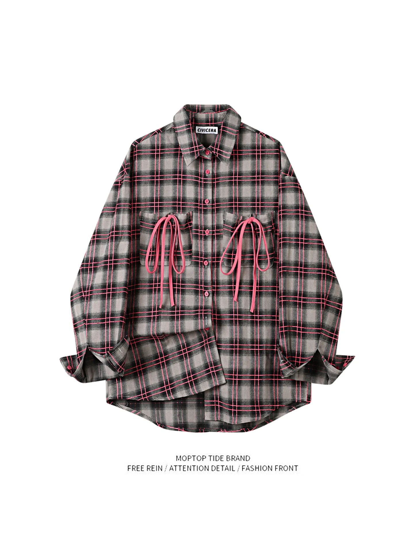 Faionable Young-looking Plaid irt женский свободный винтажный универсальный весенний топ с поясом Mr. WH Design Casual Classic Sle
Faionable Young-looking Plaid irt женский свободный винтажный универсальный весенний топ с поясом Mr. WH Design Casual Classic Sle