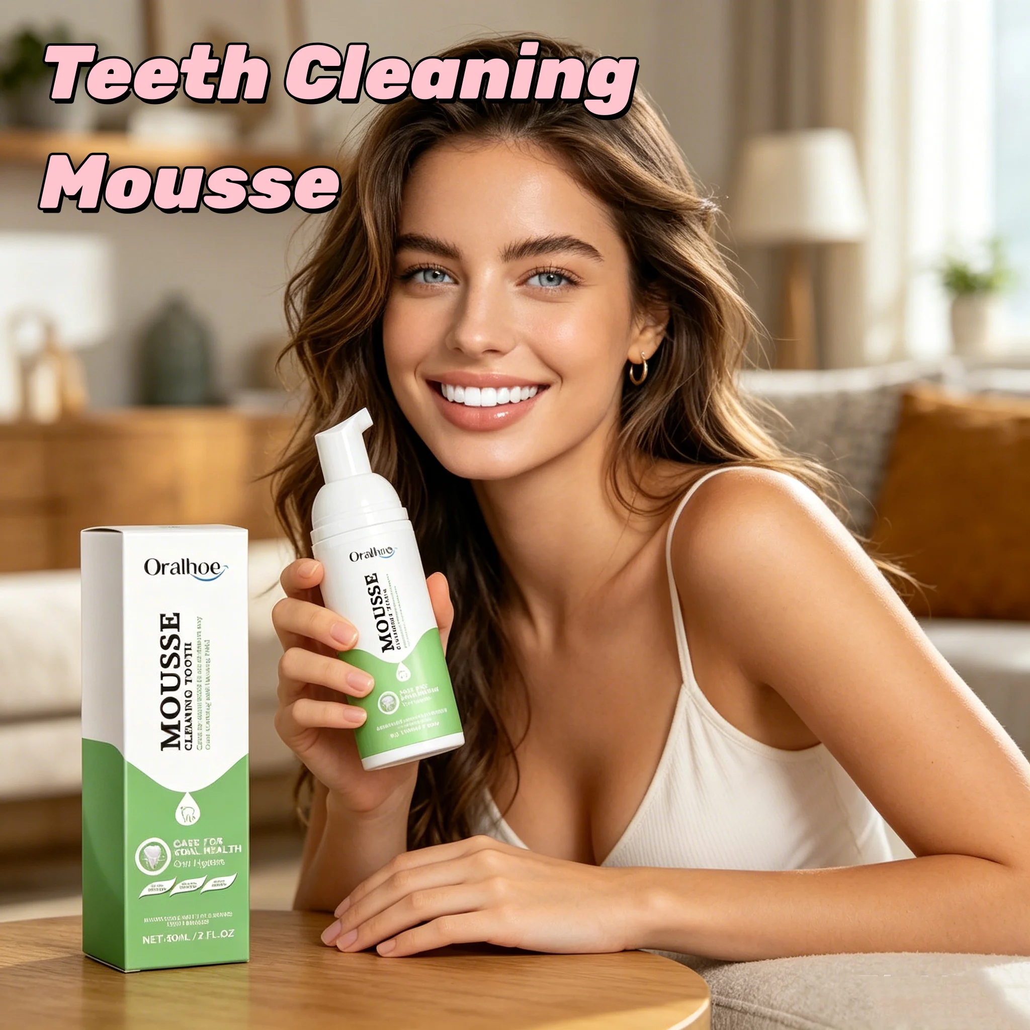 Portable Travel Size Whitening Foam Mousse Deep Clean Tooth Surface Remove Stubborn Stain Fresh Breath For Men Women Daily Use
Portable Travel Size Whitening Foam Mousse Deep Clean Tooth Surface Remove Stubborn Stain Fresh Breath For Men Women Daily Use